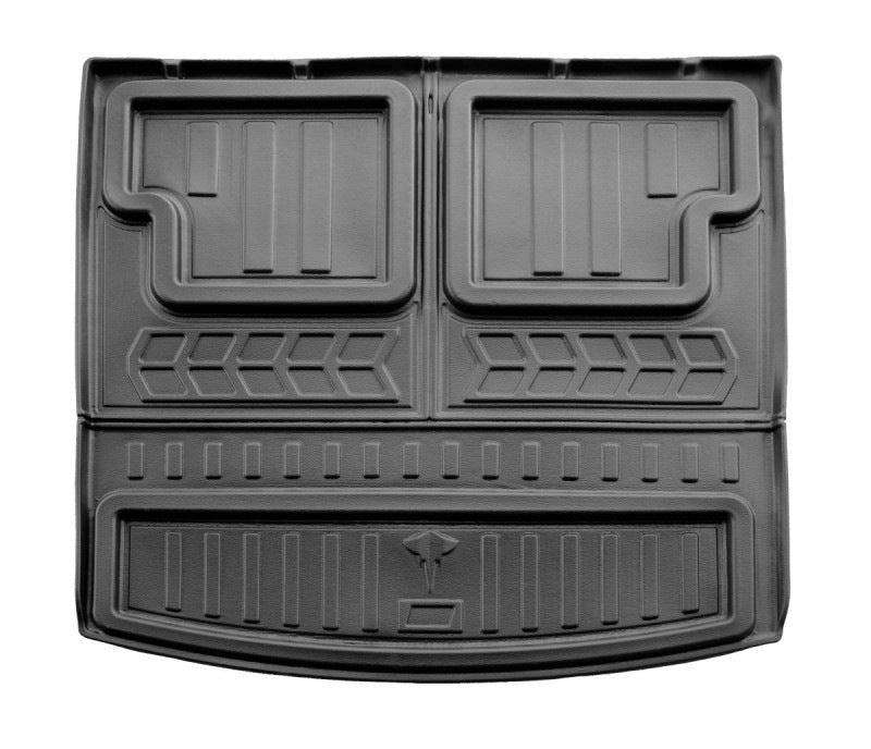 Trunk Mat Stingray 3D (Allspace, USA, 7-seater with folded 3rd row) for Volkswagen Tiguan 2016-2023 - image 1