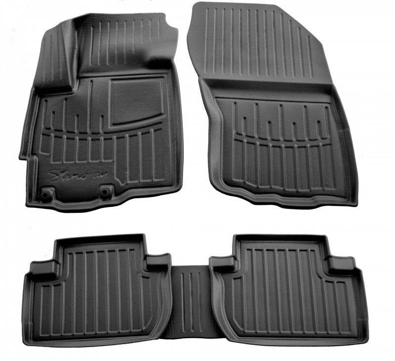 Stingray 3D mats (5 pcs, polyurethane) for Citroen C-Crosser - Reelken Auto