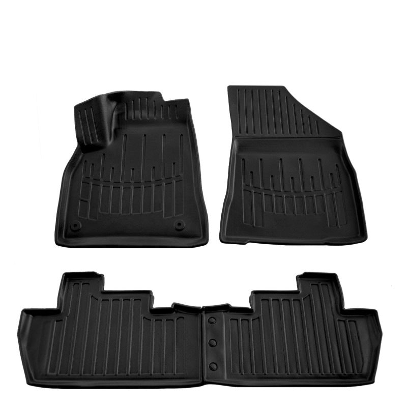 Stingray 3D Rubber Floor Mats (4 pcs, Polyurethane) for Peugeot 5008 2009-2016 - image 1