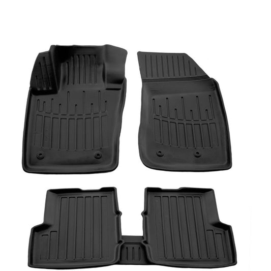 Stingray 3D Rubber Floor Mats (5 pcs, Polyurethane) for Fiat 500X 2014-2024 - image 1