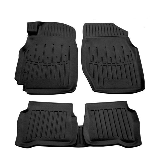 Stingray 3D mats (5 pcs, polyurethane) for Nissan Almera B10 Classic 2006-2012 - Reelken Auto