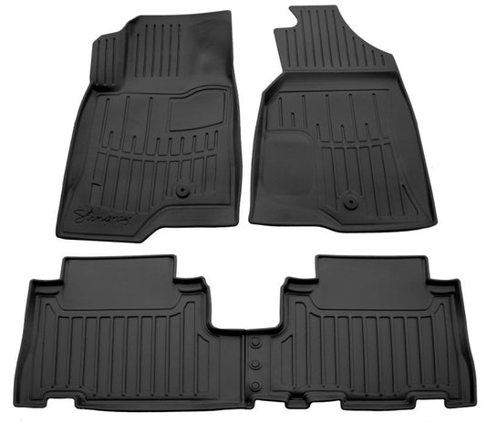 Rubber Floor Mats Stingray 3D (4 pcs) (2006-2018) for Opel Antara 2006-2017 - image 1