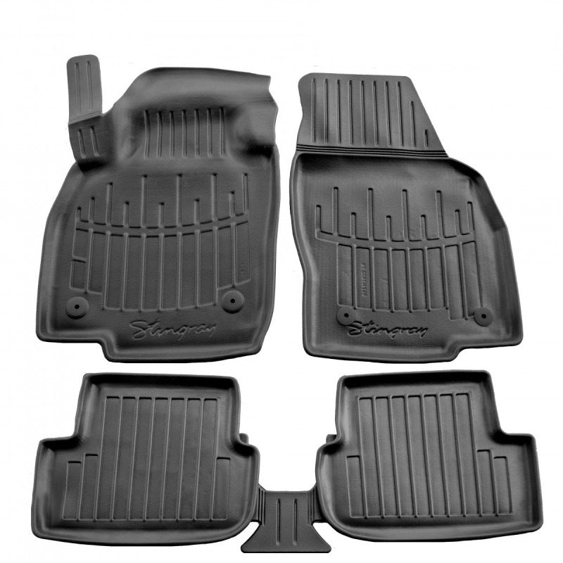 Stingray 3D Rubber Floor Mats (5 pcs, Polyurethane) for Volkswagen T-Cross 2019- - image 1