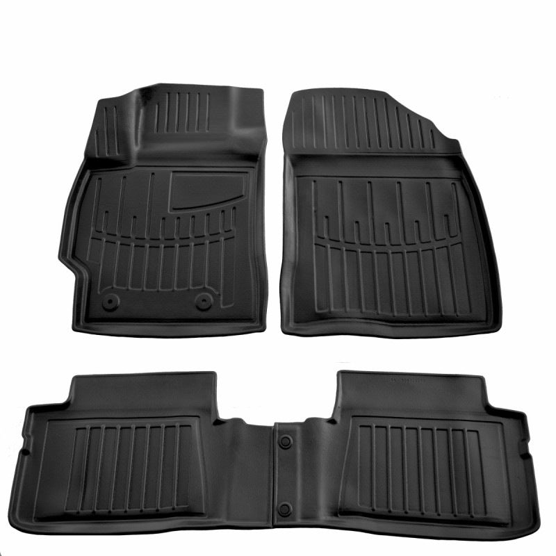 Stingray 3D Rubber Floor Mats (4 pcs, Polyurethane) for Toyota Corolla 2007-2013 - image 1