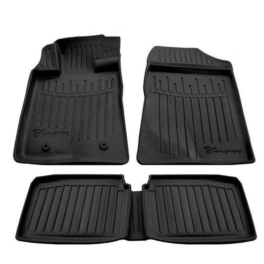 Stingray 3D rugs (5 pcs, polyurethane) for Toyota Avensis 2003-2009 - Reelken Auto