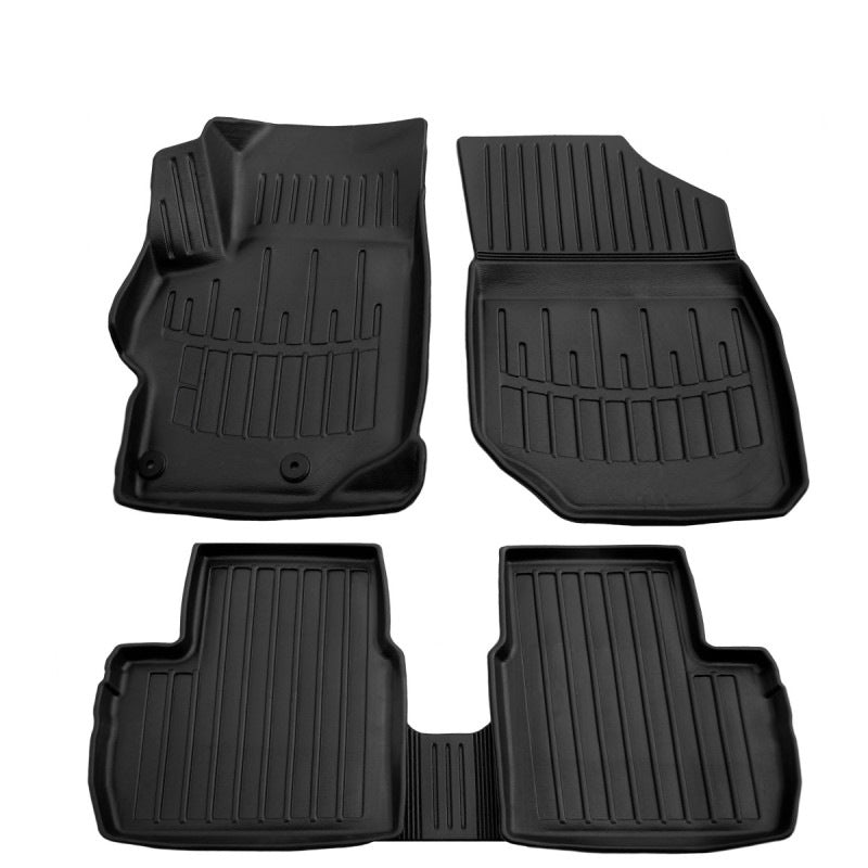 Stingray 3D Rubber Floor Mats (5 pcs, Polyurethane) for Citroen C-Elysee 2013-2022 - image 1