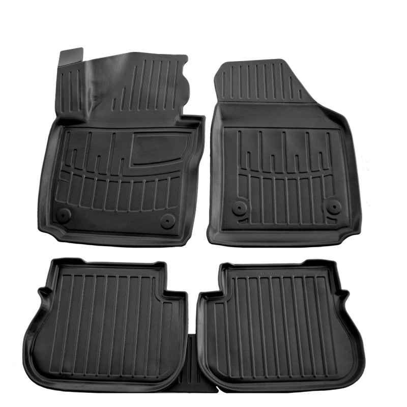 Rubber Floor Mats Stingray 3D (4 Doors) (5 pcs, Polyurethane) for Volkswagen Caddy 2004-2010 - image 1