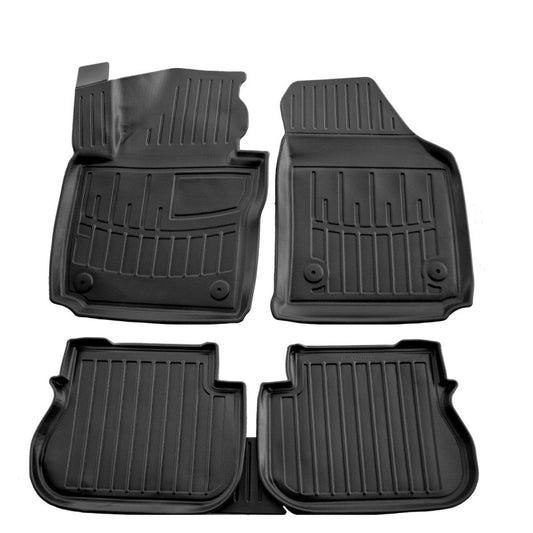 Rubber Floor Mats Stingray 3D (4 Doors) (5 pcs, Polyurethane) for Volkswagen Caddy 2004-2010 - image 1