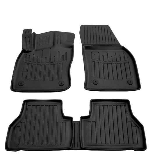 Rubber Floor Mats Stingray 3D 2020↗︎ (5 pcs, Polyurethane) for Volkswagen Caddy 2020- - image 1