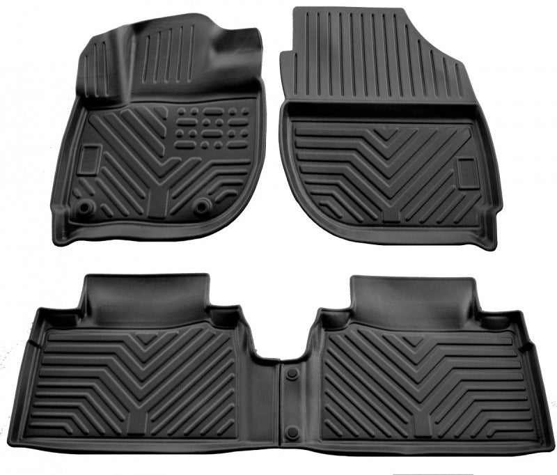 Stingray 3D Rubber Floor Mats (4 pcs) for Honda X-NV/Ciimo X-NV 2019- - image 1