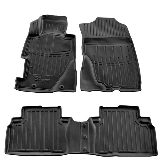 Stingray 3D Rubber Floor Mats (4 pcs) for Honda Civic Sedan VIII 2006-2011 - image 1