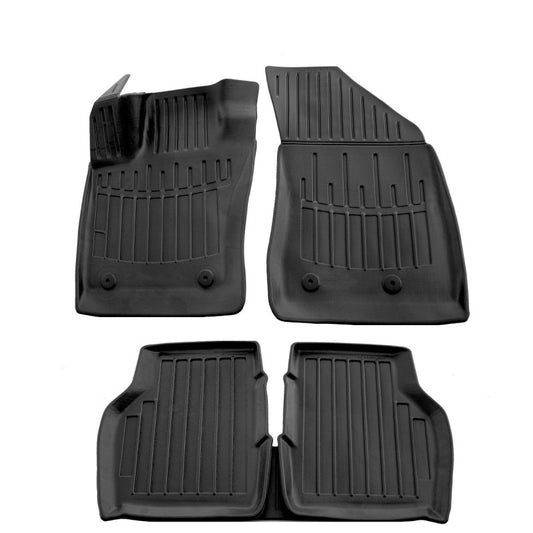 Stingray 3D Rubber Floor Mats (5 pcs, Polyurethane) for Jeep Compass 2016- - image 1