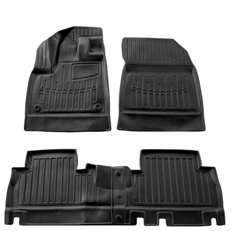 Stingray 3D Rubber Floor Mats (4 pcs, Polyurethane) for Toyota Proace City 2016- - image 1