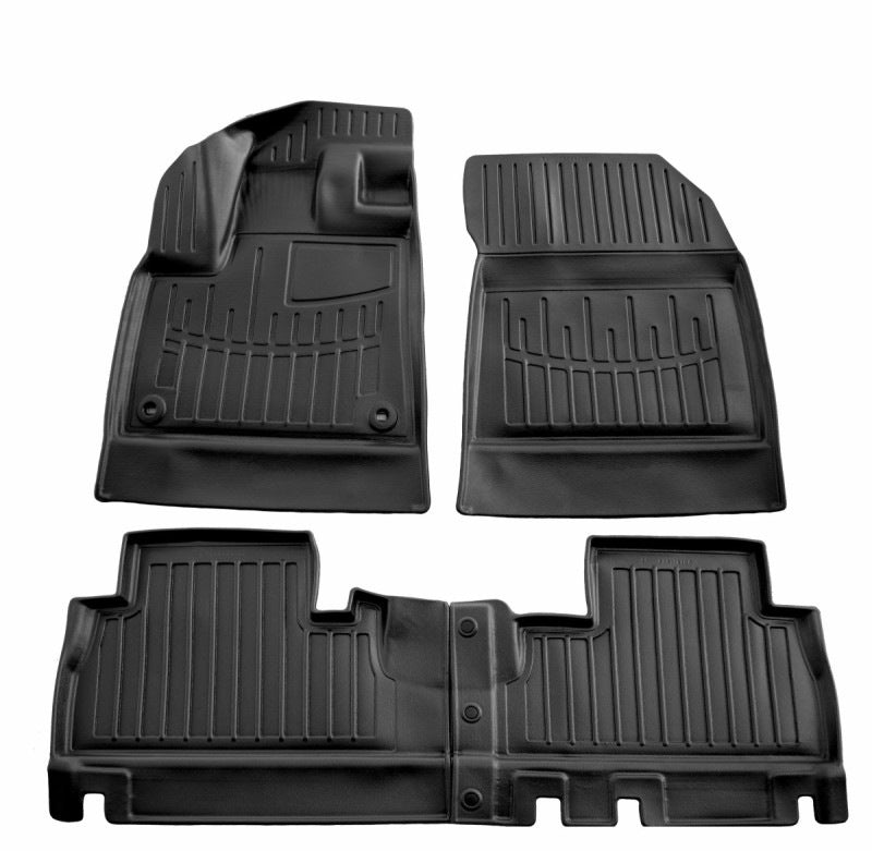 Rubber Floor Mats Stingray 3D (without armrest) (4 pcs) for Peugeot Partner/Rifter 2019- - image 1