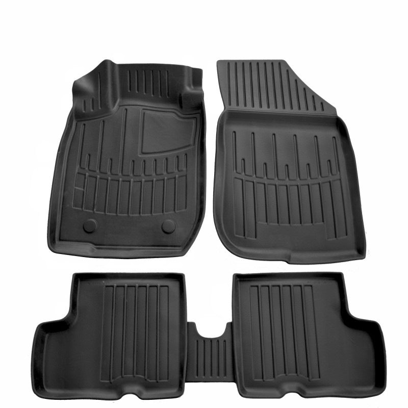 Rubber Floor Mats Stingray 3D (2WD) (5 pcs, Polyurethane) for Dacia Duster 2008-2018 - image 1