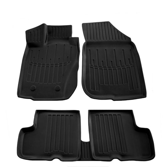 Rubber Floor Mats Stingray 3D (4WD) (5 pcs, Polyurethane) for Renault Duster 2008-2017 - image 1
