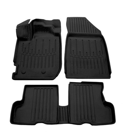 Stingray 3D rugs (5 pcs, polyurethane) for Dacia Duster 2018-2024 - Reelken Auto