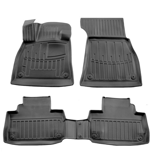 Stingray 3D Rubber Floor Mats (4 pcs) for Audi Q8 e-Tron/Q8 e-tron Sportback 2018-2025 - image 1