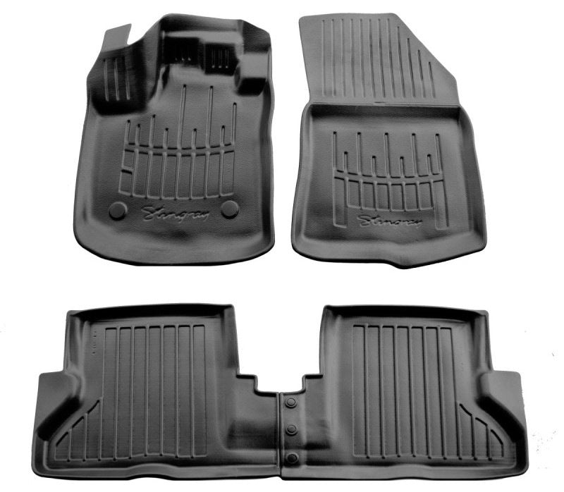 Stingray 3D Rubber Floor Mats (4 pcs) for Renault Dokker 2013-2022 - image 1