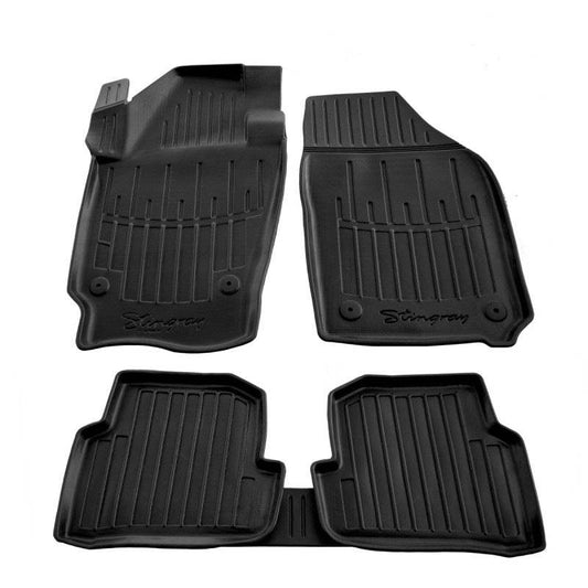 Stingray 3D mats (5 pcs, polyurethane) for Skoda Fabia 2014-2021 - Reelken Auto
