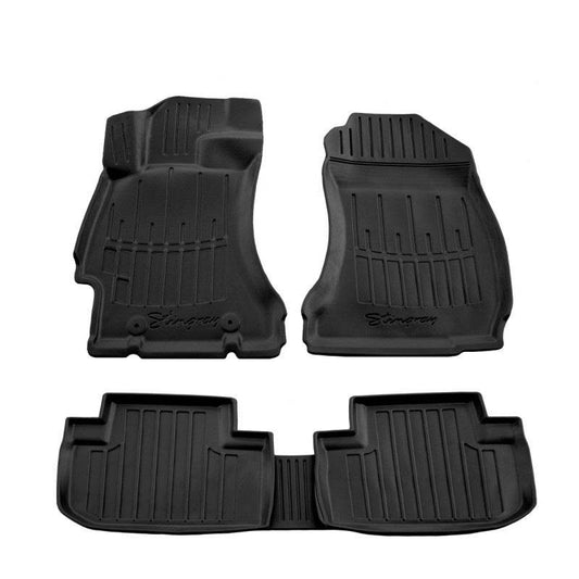 Stingray 3D rugs (5 pcs, polyurethane) for Subaru Forester 2013-2018 - Reelken Auto