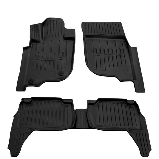 Stingray 3D Rubber Floor Mats (5 pcs, Polyurethane) for Mitsubishi L200 2015-2024 - image 1