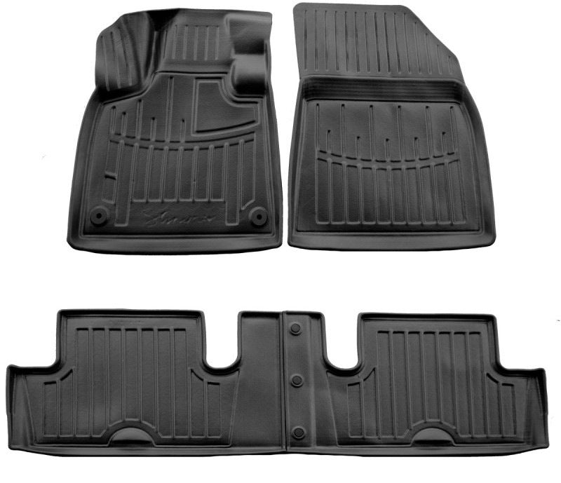 Stingray 3D Rubber Floor Mats (4 pcs) (For Grand) for Citroen C-4 Picasso 2013-2022 - image 1