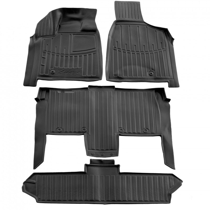 Stingray 3D Rubber Floor Mats (4 pcs) for Dodge Grand Caravan V 2008-2020 - image 1
