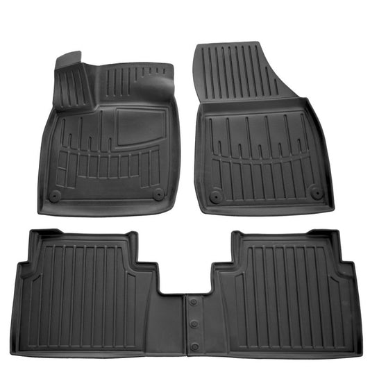 Stingray 3D Rubber Floor Mats (5 pcs, Polyurethane) for Volkswagen ID.6 2021- - image 1