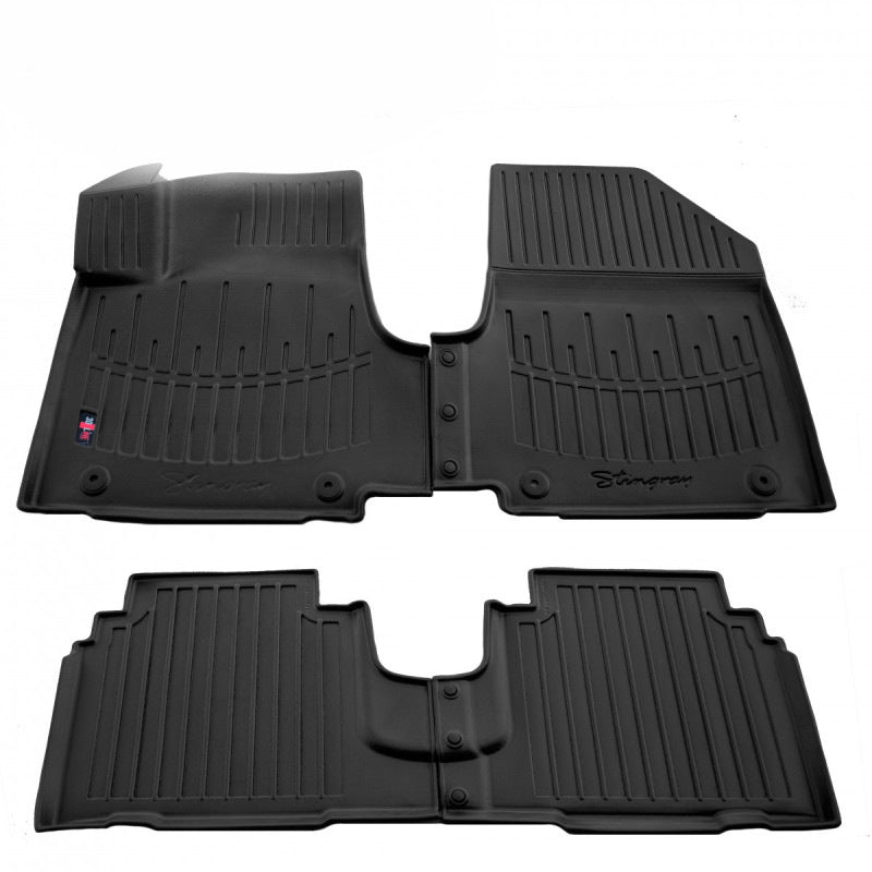 Stingray 3D Rubber Floor Mats (4 pcs, Polyurethane) for Hyundai Ioniq 5 2021- - image 1