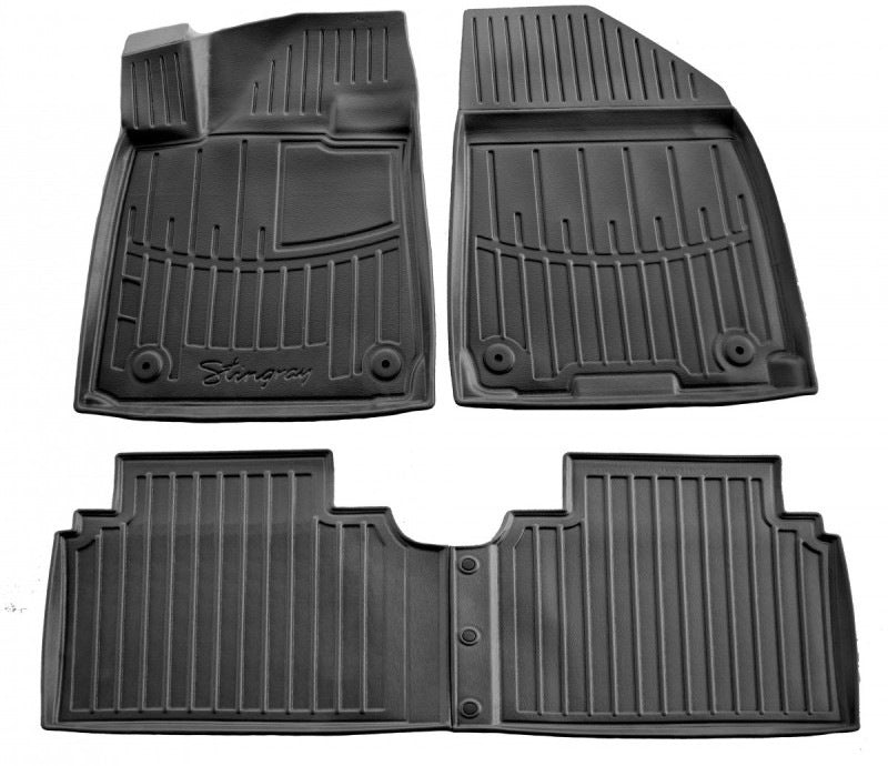 Stingray 3D Rubber Floor Mats (4 pcs) for Hyundai Ioniq 6 2022- - image 1
