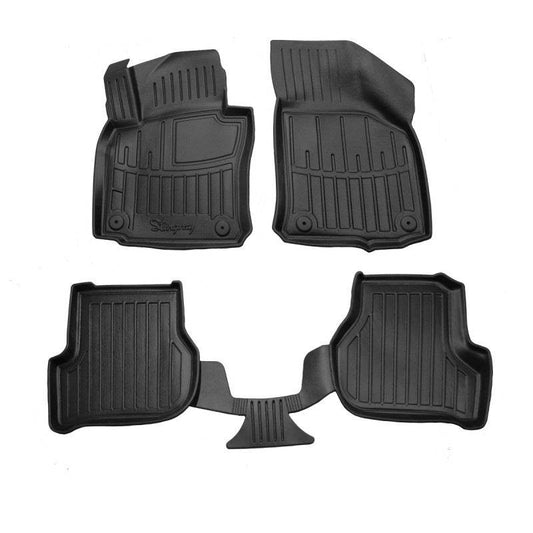 Stingray 3D mats (5 pcs, polyurethane) for Volkswagen Jetta 2006-2011 - Reelken Auto