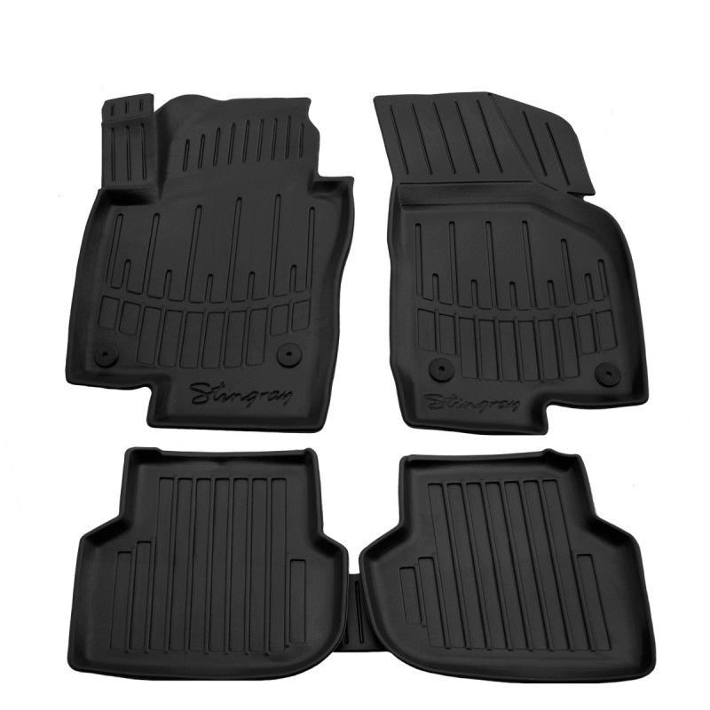Stingray 3D Rubber Floor Mats (5 pcs, Polyurethane) for Volkswagen Jetta 2011-2018 - image 1