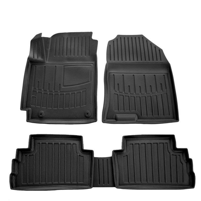 Stingray 3D mats (5 pcs, polyurethane) for Hyundai Kona 2017-2023 - Reelken Auto
