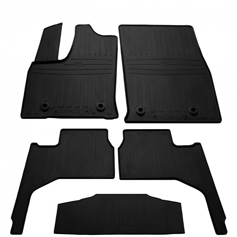 Rubber Floor Mats Stingray (5 pcs) for Toyota Land Cruiser 300 2021- - image 1