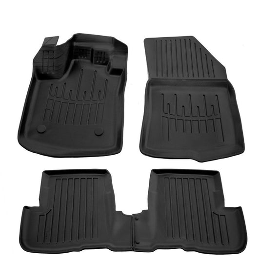 Stingray 3D Rubber Floor Mats (4 pcs) for Dacia Lodgy 2012-2022 - image 1