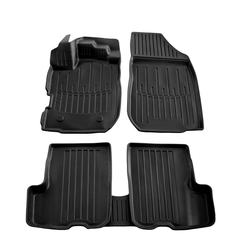 Stingray 3D Rubber Floor Mats (5 pcs, Polyurethane) for Dacia Logan II 2013-2022 - image 1