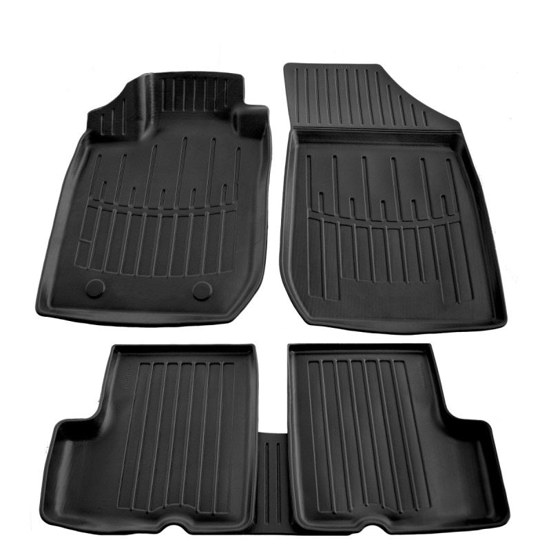 Stingray 3D Rubber Floor Mats (5 pcs, Polyurethane) for Renault Logan I 2008-2013 - image 1