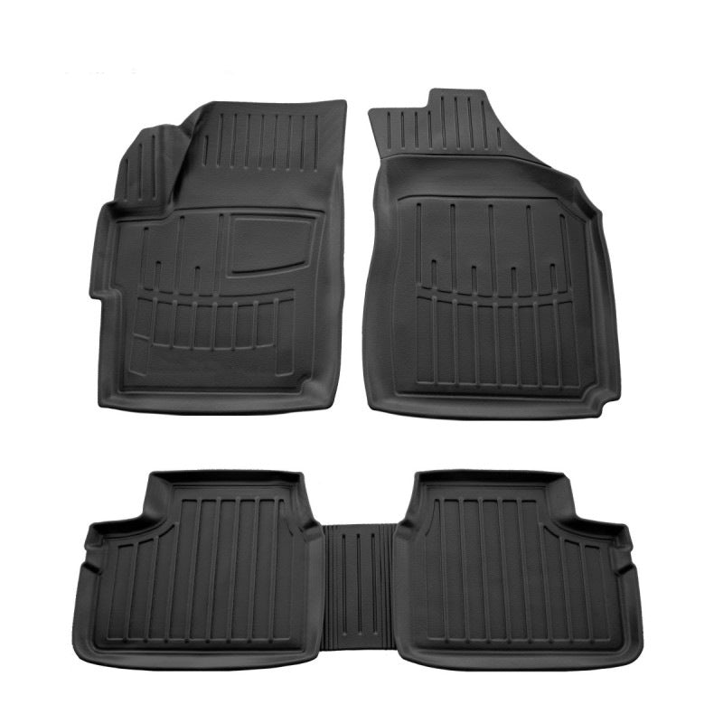 Stingray 3D Rubber Floor Mats (4 pcs, Polyurethane) for Daewoo Matiz 1998-2008 - image 1
