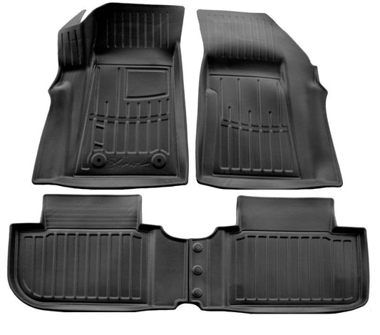 Stingray 3D Rubber Floor Mats (4 pcs) for Chevrolet Menlo 2021-2023 - image 1