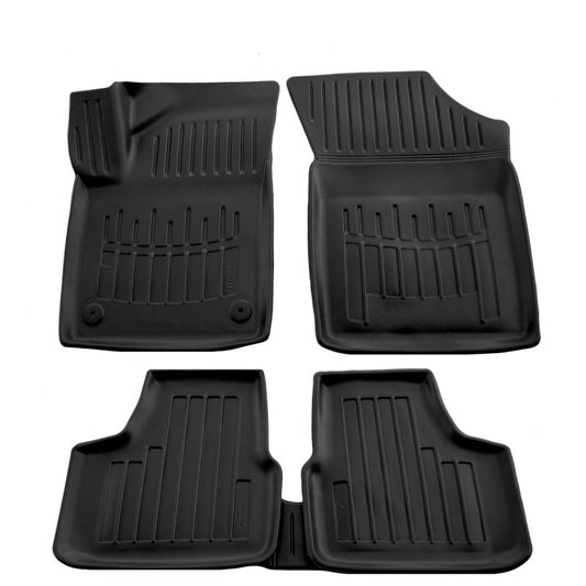 Stingray 3D Rubber Floor Mats (5 pcs, Polyurethane) for Volkswagen UP 2011-2023 - image 1