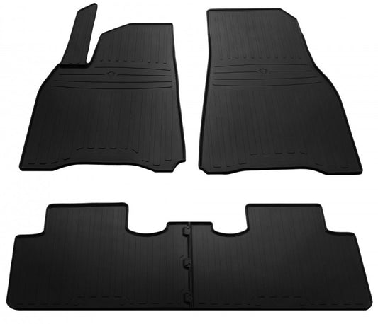 Rubber Floor Mats Stingray (EU, 4 pcs) for Tesla Model Y 2020- - image 1