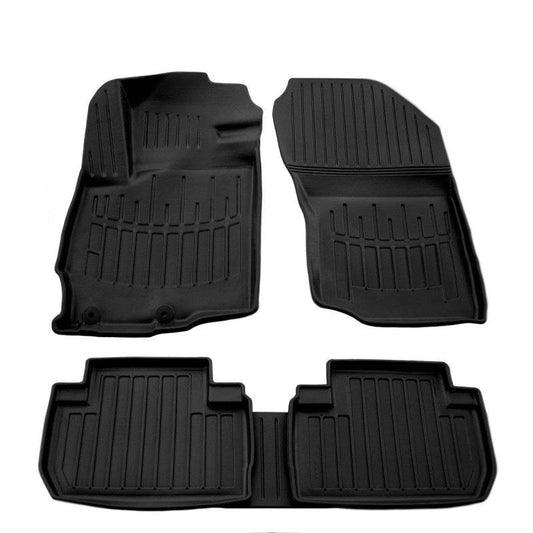 Stingray 3D rugs (5 pcs, polyurethane) for Mitsubishi Outlander 2012-2021 - Reelken Auto