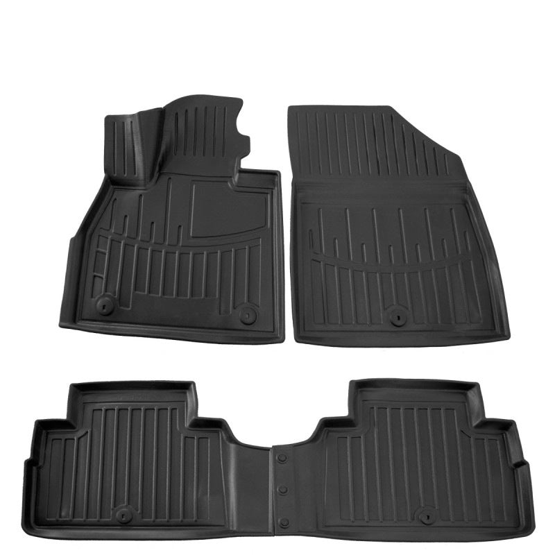 Stingray 3D Rubber Floor Mats (4 pcs, Polyurethane) for Hyundai Palisade 2018-2025 - image 1