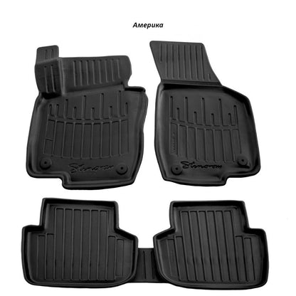 Stingray 3D Rubber Floor Mats (5 pcs, Polyurethane) for Volkswagen Passat B7 2012-2015 - image 2