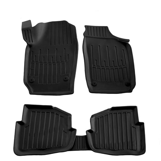 Stingray 3D Rubber Floor Mats (5 pcs, Polyurethane) for Volkswagen Polo 2001-2009 - image 1