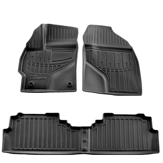 Stingray 3D Rubber Floor Mats (4 pcs) for Toyota Prius 2009-2015 - image 1
