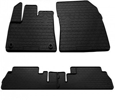 Rubber Floor Mats Stingray (Clip TL, 4 pcs) for Peugeot Partner/Rifter 2019- - image 1