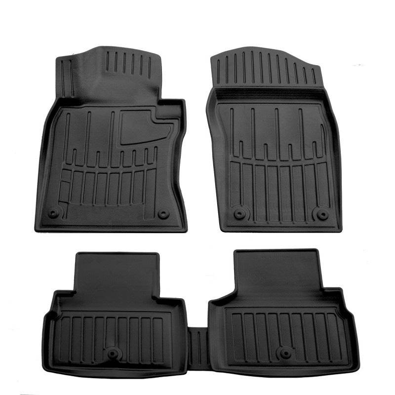 Stingray 3D floor mats (for Q50, 5 pcs, polyurethane) for Infiniti Q50/Q60 2013-2024 - Reelken Auto
