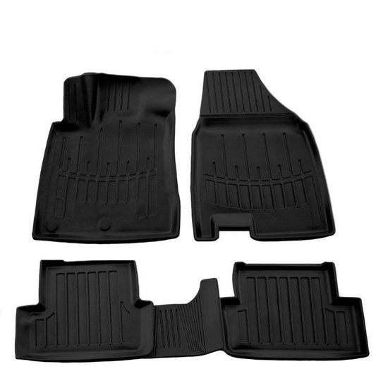 Stingray 3D rugs (4 pcs, polyurethane) for Nissan Qashqai 2010-2014 - Reelken Auto